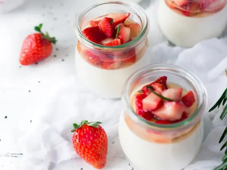 Dairy-free Strawberries and Cream