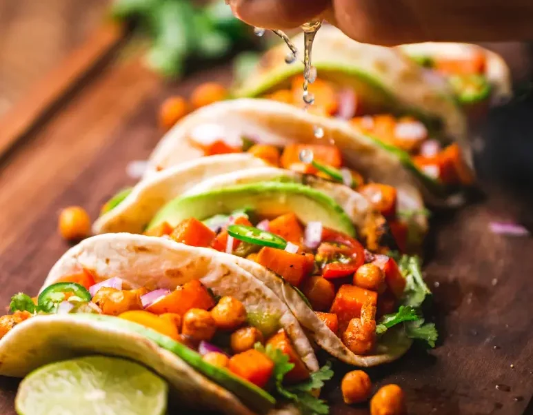 eggie tacos with a twist