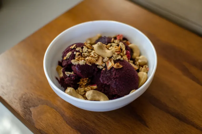 brain server wild blueberry sorbet recipe