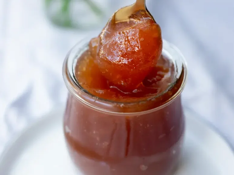 Sugar-free plum jam